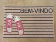 Tapete Capacho Porta Bem Vindo Entrada Antiderrapante Oferta