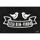 Tapete Capacho Seja Bem Vindo Passarinho 60X40 Tapete Capacho Seja Bem Vindo Passarinho 60X40