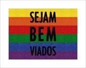 Tapete Capacho Sejam Bem Viados