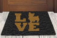 Tapete capacho vinil Love 'letras em dourado' 60cmx40cm Tapete capacho vinil Love 'letras em dourado' 60cmx40cm