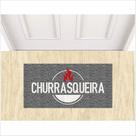 Tapete capacho vinil para churrasqueira, para decoração. Tapete capacho vinil para churrasqueira, para decoração.