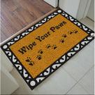 Tapete Capacho Wipe Your Paws 60X40 Tapete Capacho Wipe Your Paws 60X40