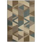 Tapete Capri 6094 Geometrico 2,50X3,00M 250X300Cm Turquesa