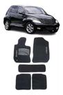 Tapete Carpete Bordado Chrysler Pt Cruiser Ano 2000 Até 2011 - Preto -500.325
