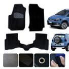 Tapete Carpete Crossfox Highline 2004 2005 2006 a 2011 2012 2013 Cor Preta Traseira Inteiriça