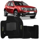 Tapete Carpete Duster 2011 à 2015 Preto Logo Bordado Jogo 5 Peças Personalizado Automotivo Tapete Carpete Duster 2011 à 2015 Preto Logo Bordado Jogo 5 Peças Personalizado Automotivo