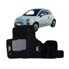 Tapete Carpete Fiat 500 2010 ate 2017 Jogo Com 5 Peças Tapete Carpete Fiat 500 2010 ate 2017 Jogo Com 5 Peças