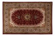Tapete Carrera 220x150cm Retangular Vermelho Just Home