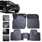 Tapete Carro Para Volkswagen Tera 2025 26 Linha Bandeja Borda Alta Impermeável Forte Sob Medida Preto Alta Qualidade