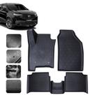 Tapete carro tipo Bandeja para Fiat Fastback Híbrido 22 a 2025 2026 Borda Alta Resistente Completo