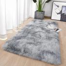 Tapete Chicrug Soft Plush Cinza Branco 61x122 cm Runner Tapete Chicrug Soft Plush Cinza Branco 61x122 cm Runner