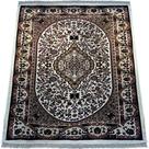 Tapete Classic Lux Medalhão Persa Oriental Marrom 1,00x1,40m