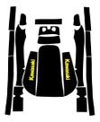 Tapete Com Cola Para Jet Ski Kawasaki Sx-R 800 Sem Laterais