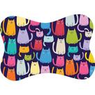 Tapete Comedouro para Pet com Estampa Digital Color Cats - 46x33cm Tapete Comedouro para Pet com Estampa Digital Color Cats - 46x33cm