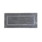 Tapete Comfort 45x100cm Cinza Base Antiderrapante Corttex