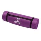 Tapete Comfort de Yoga Macio Antiderrapante 1,80m Roxo T54-RX Acte Sports