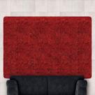 Tapete Confort Shaggy 1,40m x 2,00m Bordô - Bene casa Tapete Confort Shaggy 1,40m x 2,00m Bordô - Bene casa