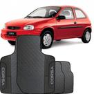 Tapete Corsa de 1994 a 2010 Preto Jogo 4 Peças Emborrachado Sob Medida Antiderrapante Premium