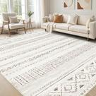 Tapete cotiled 152x244 cm Boho Lavável Antiderrapante Tapete cotiled 152x244 cm Boho Lavável Antiderrapante