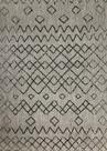 Tapete Craft Para Sala Sisal Sintético 100x140 Cinza Preto
