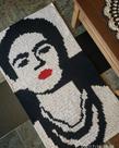 Tapete Crochê Ferida kahlo