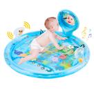 Tapete de água Tummy Time Flashbluer 4 em 1 com espelho e mordedores Tapete de água Tummy Time Flashbluer 4 em 1 com espelho e mordedores