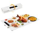 Tapete de aquecimento de alimentos dobrável com temperatura ajustável. Controle Tapete de aquecimento de alimentos dobrável com temperatura ajustável. Controle