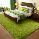 Tapete de área Ophanie Green Grass Shag Fluffy 120x180cm para quarto