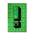 Tapete de área Ukonic Minecraft Green Creeper 150 x 100 cm