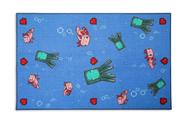 Tapete de área Ukonic Minecraft Underwater 150 x 100 cm