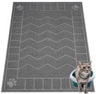 Tapete de areia para gatos Motsamla à prova d'água 47x35cm para pisos mais limpos
