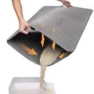 Tapete de areia para gatos Polarduck Conlun Jumbo 76x61cm cinza EVA