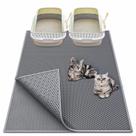 Tapete de areia para gatos Waretary Extra Large XL Honeycomb Grey