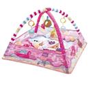 Tapete De Atividade Infantil Ginásio Com Bolinhas Rosa Doce