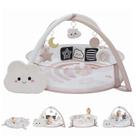 Tapete de Atividades e Ginásio Infantil Aila+Aiden 6 em 1 XL - Bege