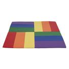Tapete de Atividades ECR4Kids SoftZone Turning Tiles - Dobrável e Colorido