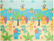 Tapete de Atividades Infantil Bebê DUPLA FACE Tatame Emborrachado Dobrável 2,0 X 1,5m Original BUBA