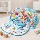 Tapete de Atividades para Bebê Azul com Piano Musical Interativo e Arco com Brinquedos 3 Meses Ginásio Infantil Educativo neném meninos meninas Tapete de Atividades para Bebê Azul com Piano Musical Interativo e Arco com Brinquedos 3 Meses Ginásio Infantil Educativo neném meninos meninas