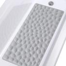 Tapete de banheira OTHWAY de borracha macia antiderrapante com ventosas cinza