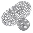 Tapete de banheira WELTRXE oval antiderrapante Grey Bubbles 70x35cm Tapete de banheira WELTRXE oval antiderrapante Grey Bubbles 70x35cm