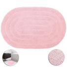 Tapete De Banheiro Allegro Oval 40x60cm 100% Algodão Cores