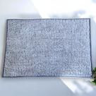 Tapete de Banheiro Antiderrapante 40x60cm Retangular Shaggy Felpudo Bolinhas Super Absorvente