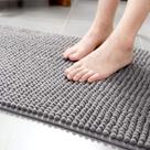 Tapete De Banheiro Antiderrapante Bolinha Microfibra 60X40cm