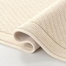 Tapete de banheiro Arkwright 100% algodão de alta absorção 50x80cm bege