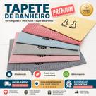 Tapete De Banheiro Atoalhado Pezinho Piso Luxo Atoalhado 100% Algodão Premium 45x60cm