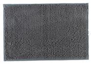 Tapete De Banheiro Bolinha Popcorn Antiderrapante 40x60cm Chenille Cinza