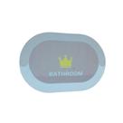 Tapete De Banheiro Borracha Absorvente Antiderrapente 60 cm Cor:Marrom