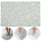 Tapete de Banheiro Box Emborrachado Antiderrapante 60x40cm Branco Áreas Secas e Molhadas Kapazi Tapete de Banheiro Box Emborrachado Antiderrapante 60x40cm Branco Áreas Secas e Molhadas Kapazi