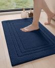 Tapete de banheiro DEXI Tapete de banho absorvente ultramacio 90x60cm Navy