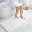 Tapete de banheiro Disolla White antiderrapante 60x180cm